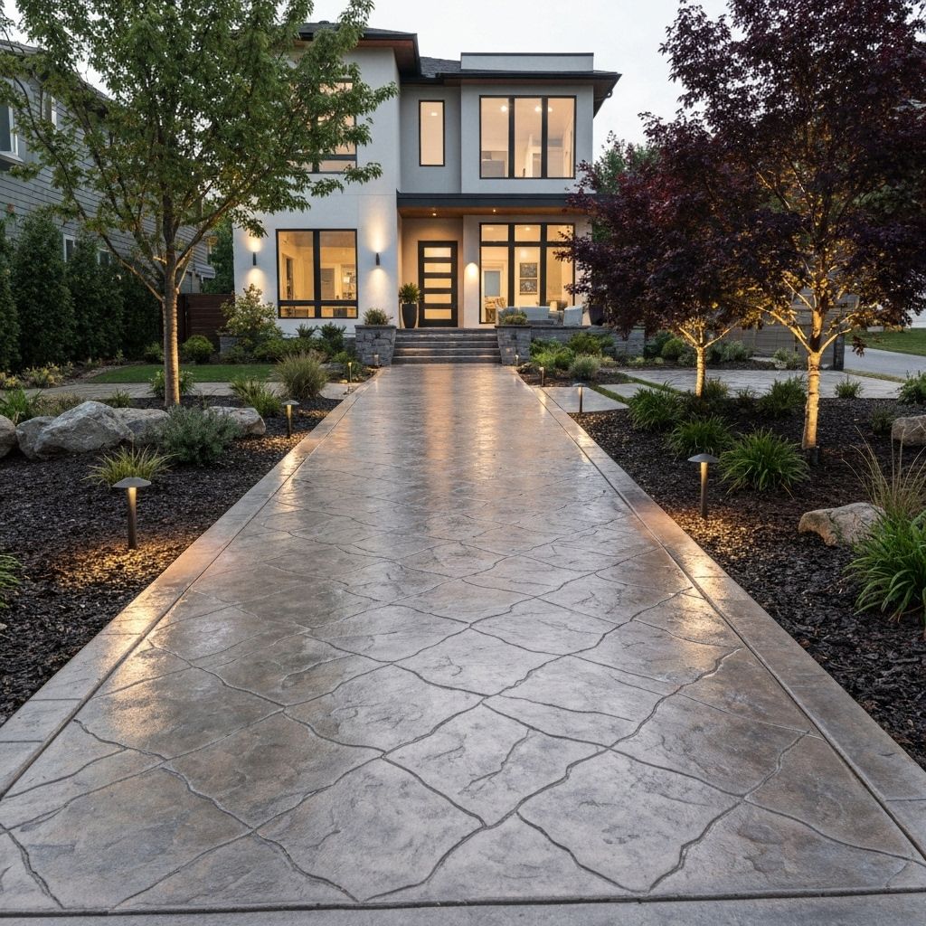 Béton imprimé à Saint-Germain-en-Laye - Photo 2