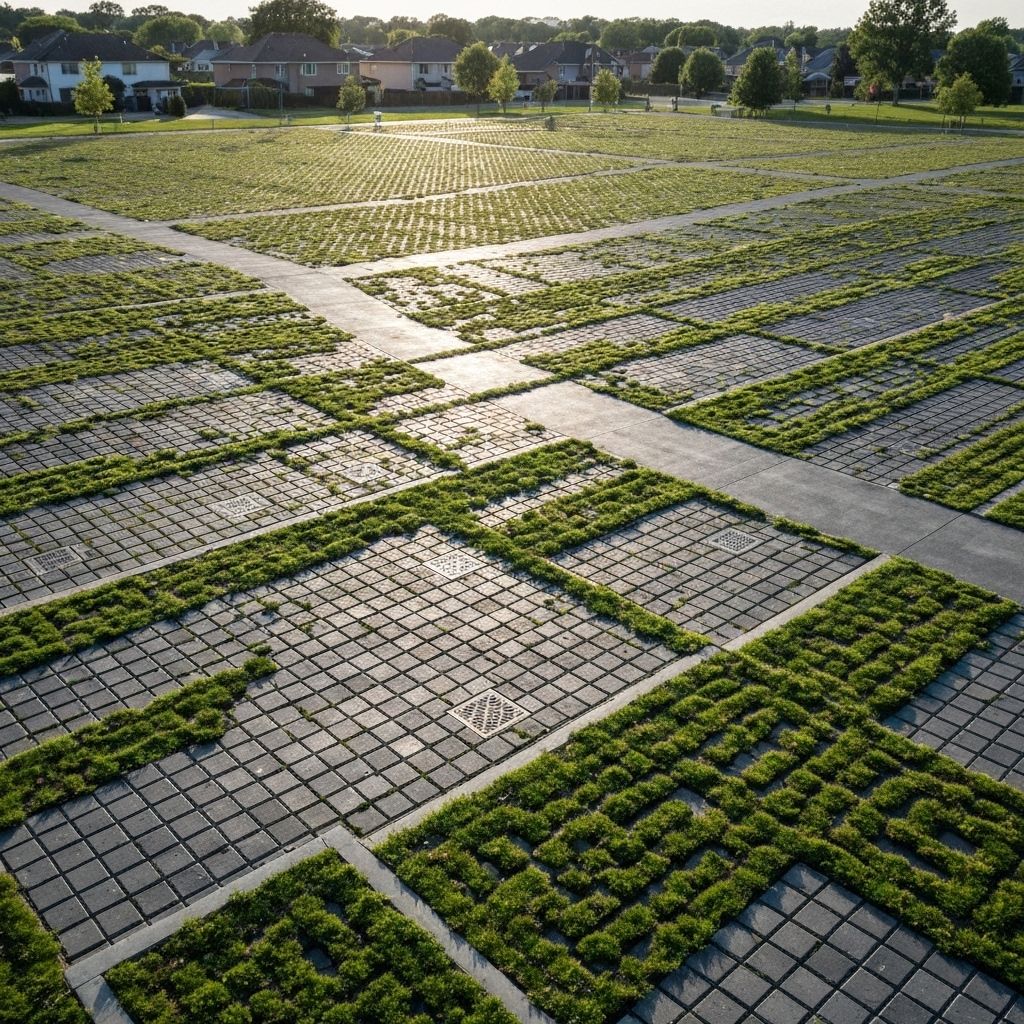 Béton drainant à Évry