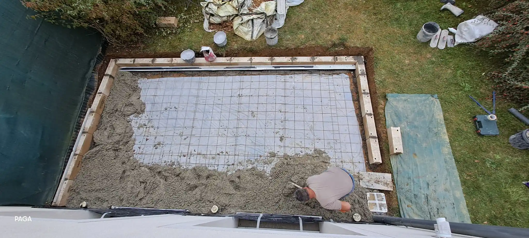 Béton imprimé à Corbeil-Essonnes