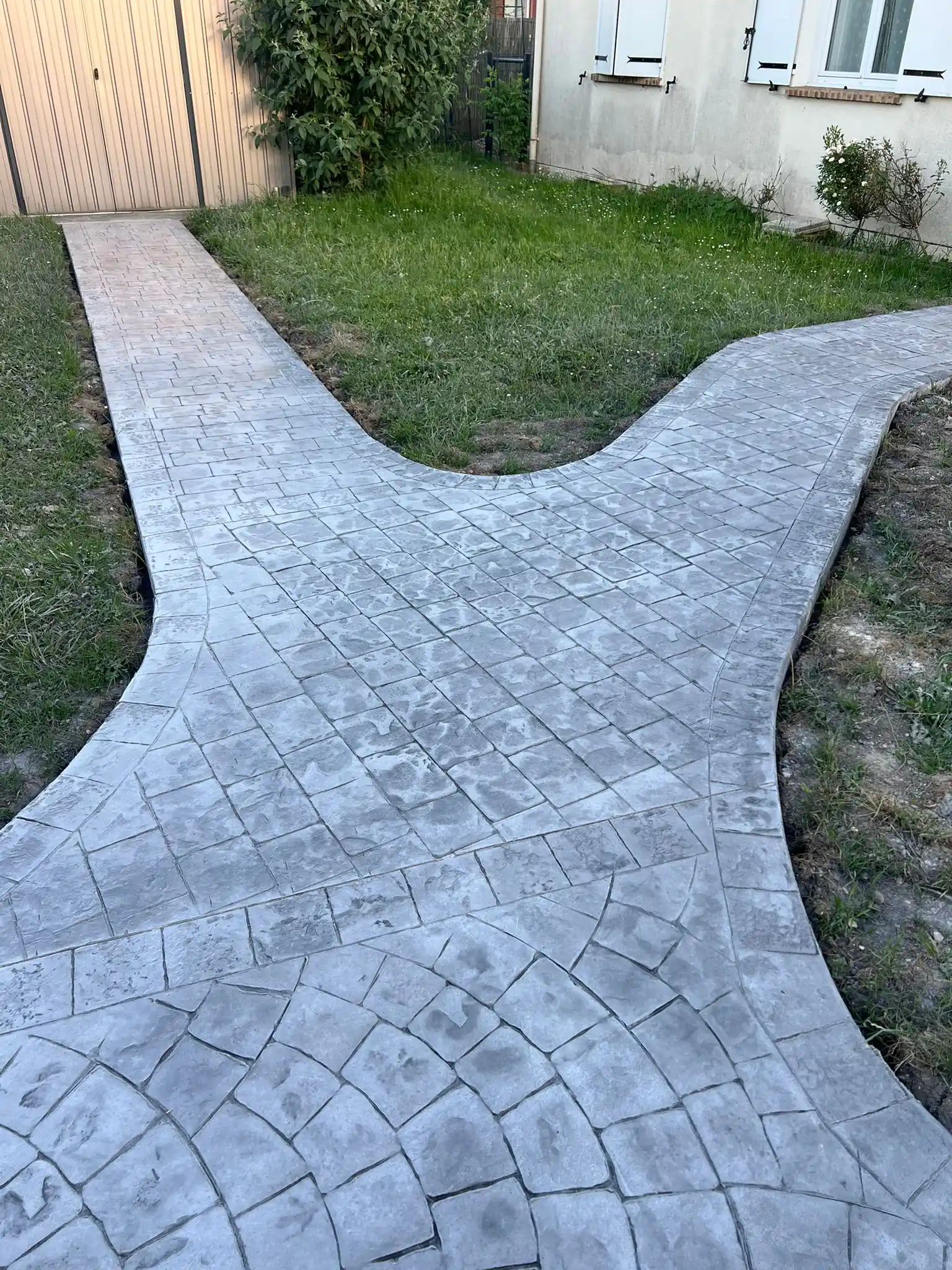 Béton imprimé à Itteville - Photo 1
